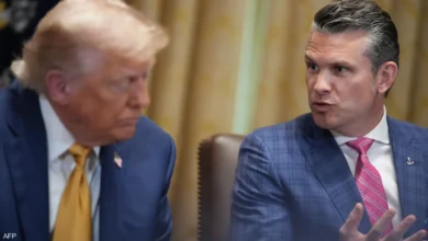 وزير الدفاع الامريكي وترامب